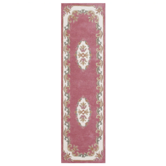 Oriental Weavers royal indian rose Pink Living Room Wool Rug.