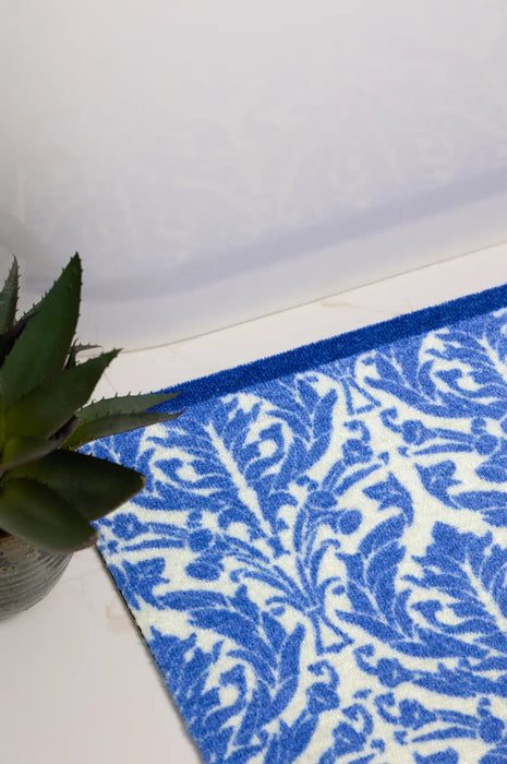 My Nylon Bath Blue Damask