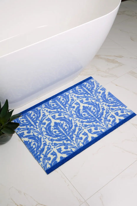My Nylon Bath Blue Damask