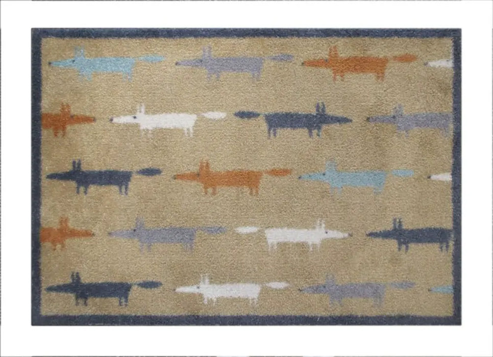 Turtle Mat Scion Living Running Mr Fox - Multi