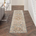 Nourison sahar shr01 blue Blue, Multicoloured Living Room Moroccan Rug.