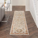 Nourison sahar shr01 ivory multi Ivory, Multicoloured Living Room Moroccan Rug.