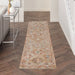 Nourison sahar shr01 rust Multicoloured, Orange, Red Living Room Moroccan Rug.