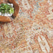 Nourison sahar shr01 rust Multicoloured, Orange, Red Living Room Moroccan Rug.
