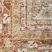Nourison sahar shr01 rust Multicoloured, Orange, Red Living Room Moroccan Rug.