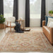 Nourison sahar shr01 rust Multicoloured, Orange, Red Living Room Moroccan Rug.