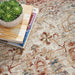 Nourison sahar shr02 ivory Ivory, Multicoloured Living Room Moroccan Rug.