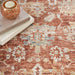 Nourison sahar shr02 rust Orange, Red Living Room Moroccan Rug.