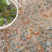 Nourison sahar shr03 blue Blue, Multicoloured Living Room Moroccan Rug.