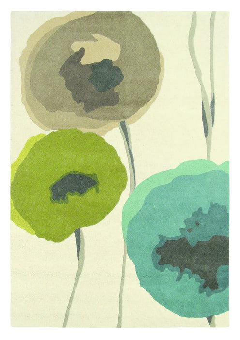 Sale SAN Poppies-Teal 45701