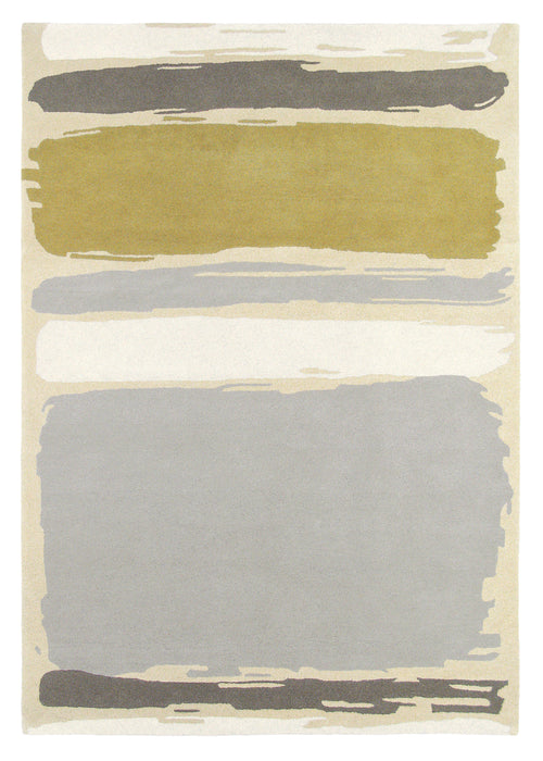 Sanderson Abstract Linden Silver 45401 Rug