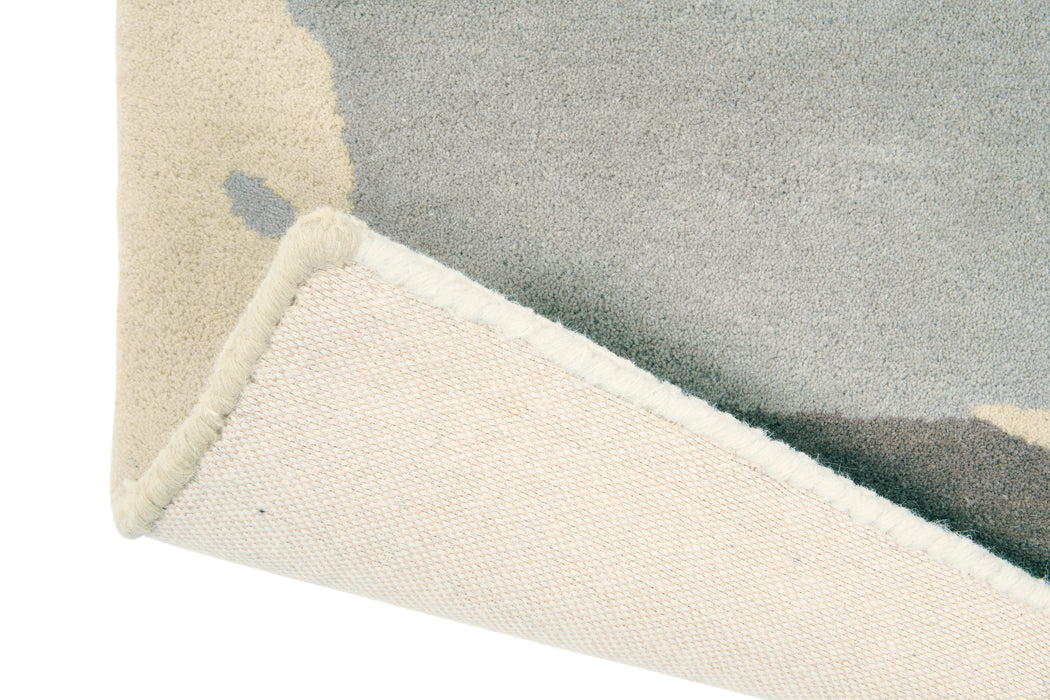 Sanderson Abstract Linden Silver 45401 Rug