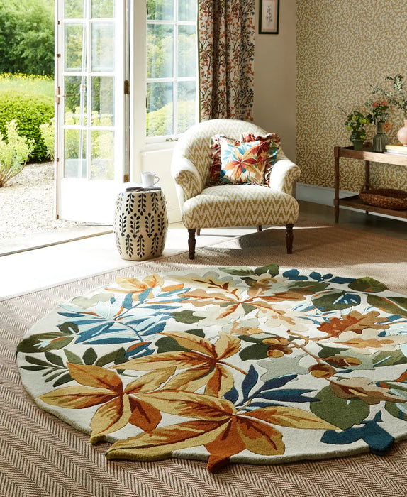 Sanderson Robins Wood Russet Brown 146501 Rug