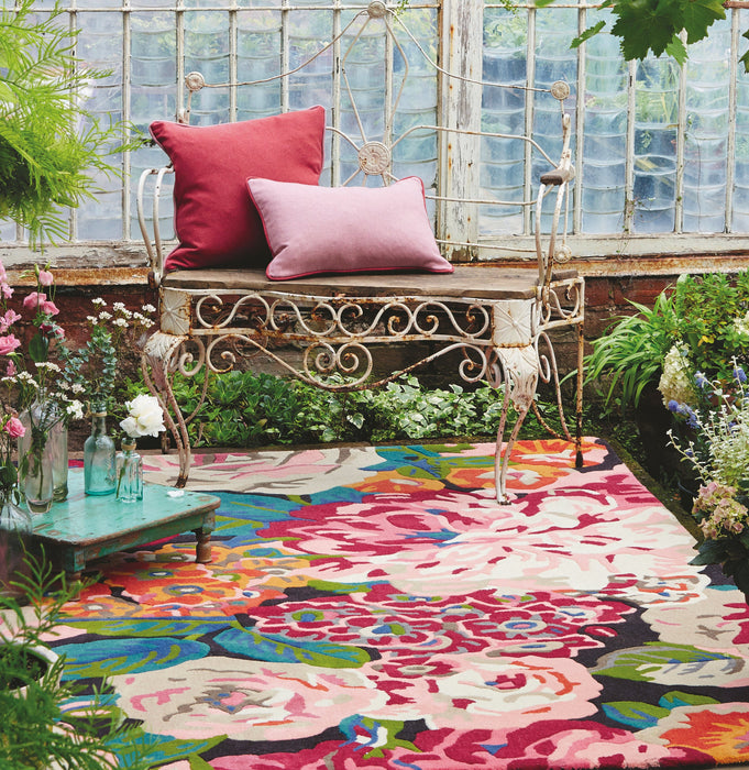Sanderson Rose & Peony - Cerise 45005 Rug