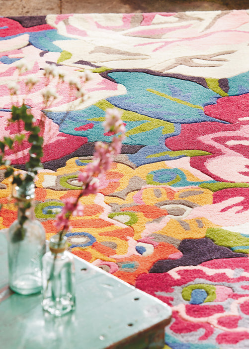 Sanderson Rose & Peony - Cerise 45005 Rug
