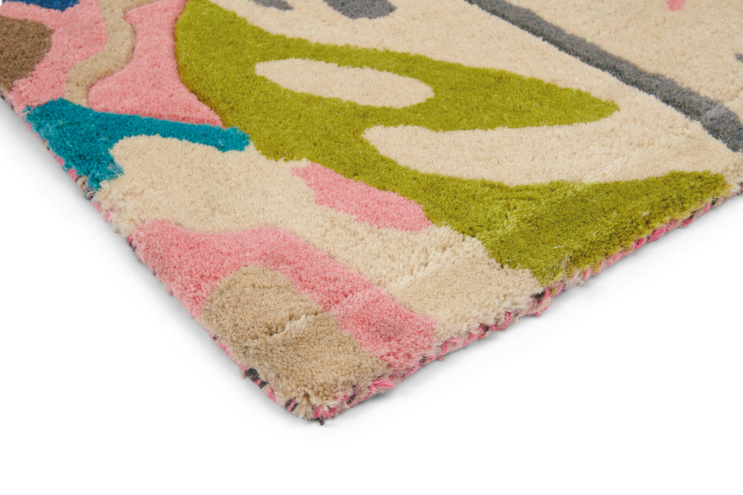 Sanderson Rose & Peony - Cerise 45005 Rug