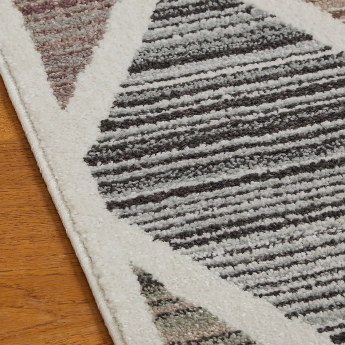 Oriental Weavers sanford 525 x Multicoloured Living Room Geometric Rug.