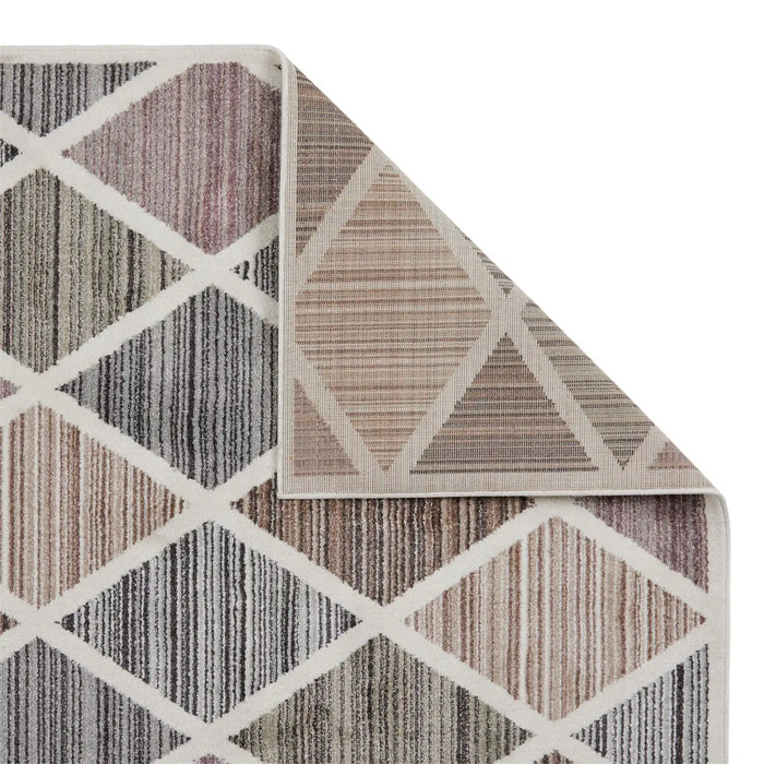 Oriental Weavers sanford 525 x Multicoloured Living Room Geometric Rug.