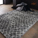Oriental Weavers sanford 5563 h Grey Living Room Geometric Rug.