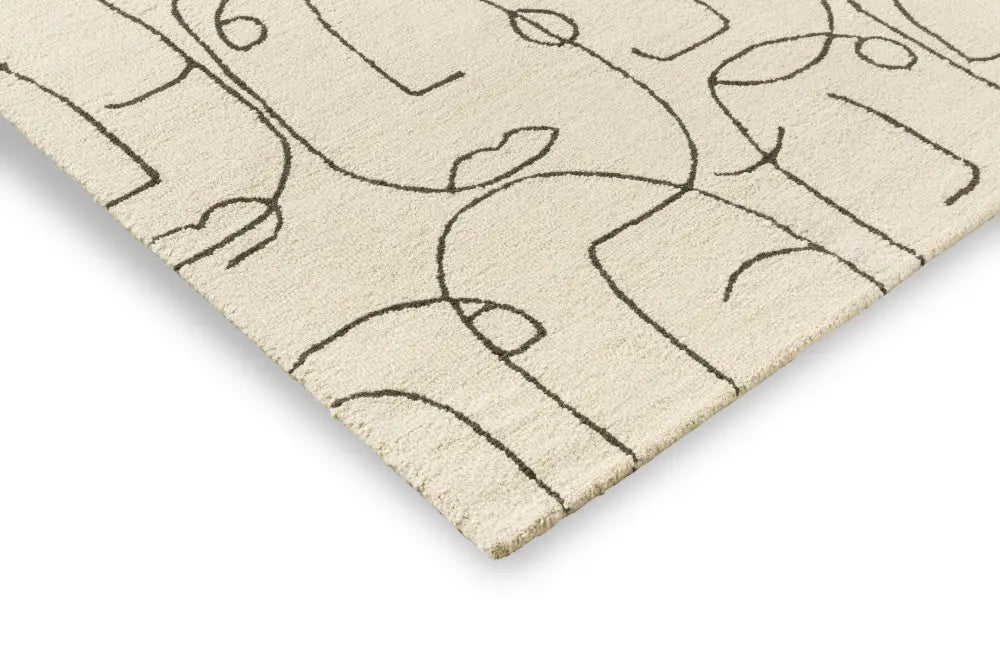 Scion Screen Printed Epsilon Charcoal 023801 Rug
