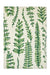 Scion scion screen printed ferns juniper 125907 Green, Cream Living Room Geometric Rug.