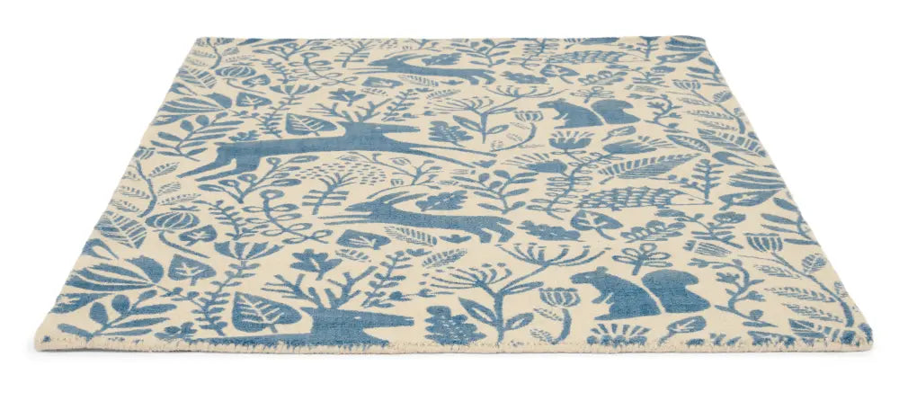 Scion Screen Printed Kelda Cobalt 023508 Rug