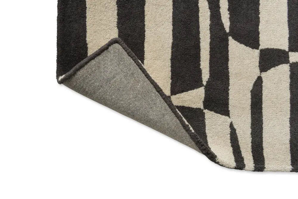 Lohko Stripe Charcoal 123105 Rug