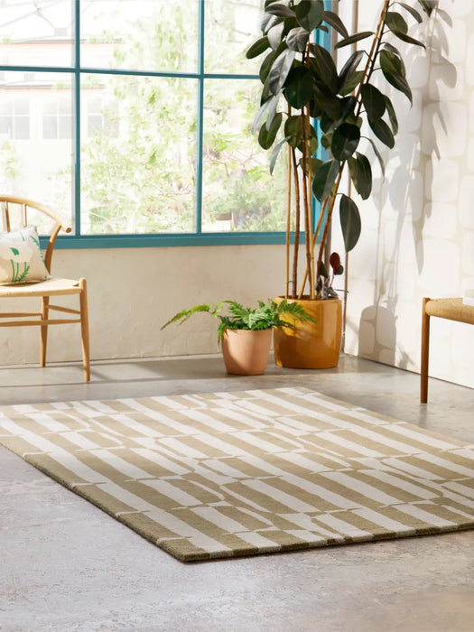 Lohko Stripe Pebble 123101 Rug