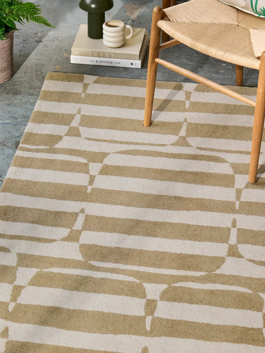 Lohko Stripe Pebble 123101 Rug