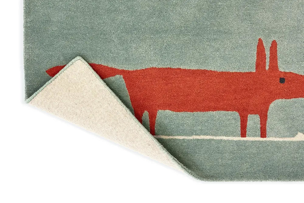Scion Hand Tufted Mr Fox Mint Poppy 025313 Rug