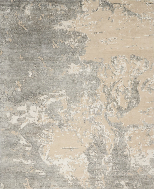Nourison silk shadows sha17 sand  Living Room  Rug.