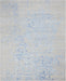 Nourison silk shadows sha18 grey blue Blue, Grey Living Room  Rug.