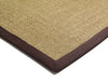 Asiatic sisal linen chocolate Brown Living Room Natural Fibre Rug.