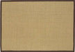 Asiatic sisal linen chocolate Brown Living Room Natural Fibre Rug.
