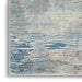 Nourison solace sla01 ivory grey blue Blue, Grey, Ivory, Multicoloured Living Room Geometric Rug.
