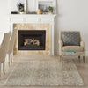 Nourison solace sla06 ivory beige Beige, Ivory Living Room Geometric Rug.