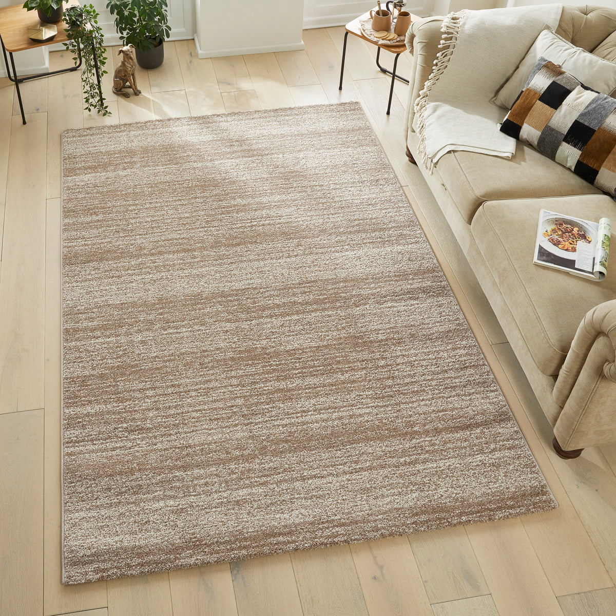 SOMERSET SOM101 Beige Beige Rug — RugsDirect Online