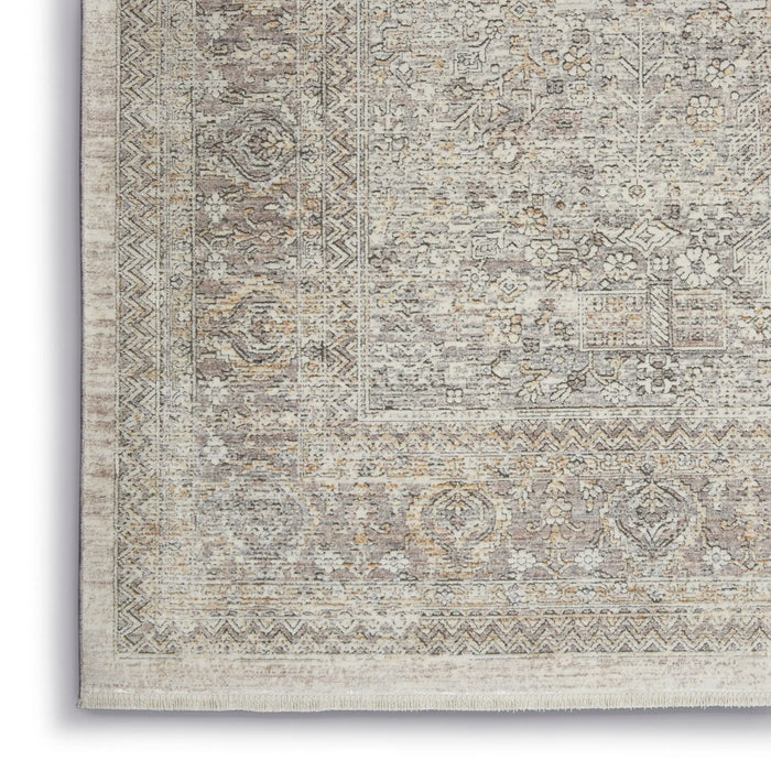 Nourison Delivered in 6 weeks   USA starry nights stn04 cream grey Grey, Ivory Living Room Moroccan Rug.
