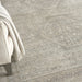 Nourison Delivered in 6 weeks   USA starry nights stn04 cream grey Grey, Ivory Living Room Moroccan Rug.