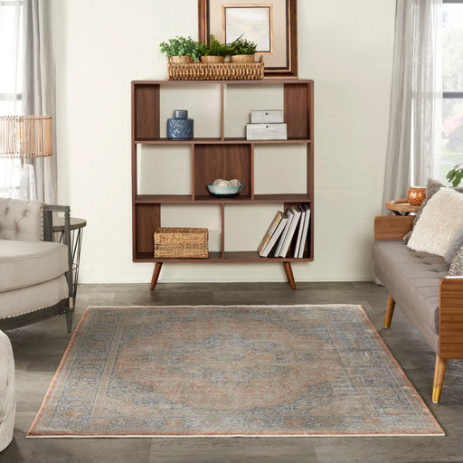 Nourison Delivered in 6 weeks   USA starry nights stn07 blush multi Blue, Multicoloured, Pink Living Room Moroccan Rug.