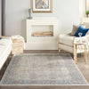 Nourison Delivered in 6 weeks   USA starry nights stn08 grey Grey, Ivory Living Room Moroccan Rug.