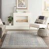 Nourison Delivered in 6 weeks   USA starry nights stn08 light blue Blue, Ivory Living Room Moroccan Rug.