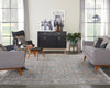 Nourison Delivered in 6 weeks   USA starry nights stn09 grey navy Grey, Navy Living Room Moroccan Rug.