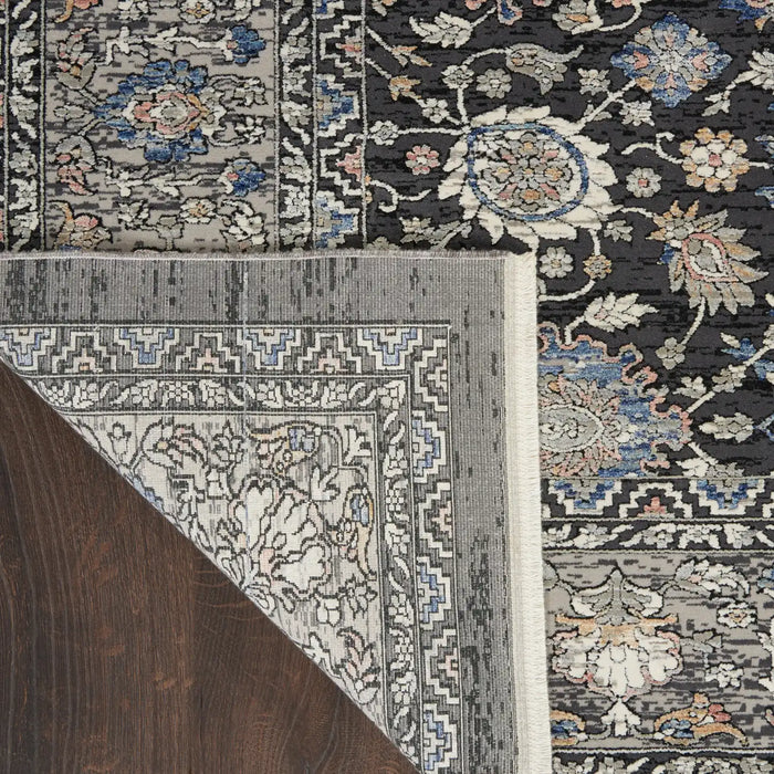 Nourison Delivered in 6 weeks   USA starry nights stn11 grey blue Blue, Grey Living Room Moroccan Rug.
