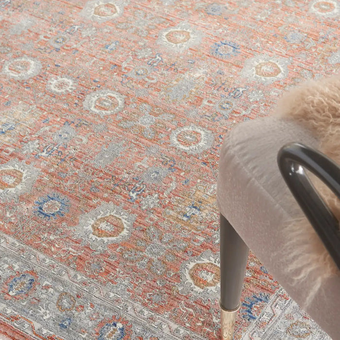 Nourison Delivered in 6 weeks   USA starry nights stn12 blush Multicoloured, Pink Living Room Moroccan Rug.