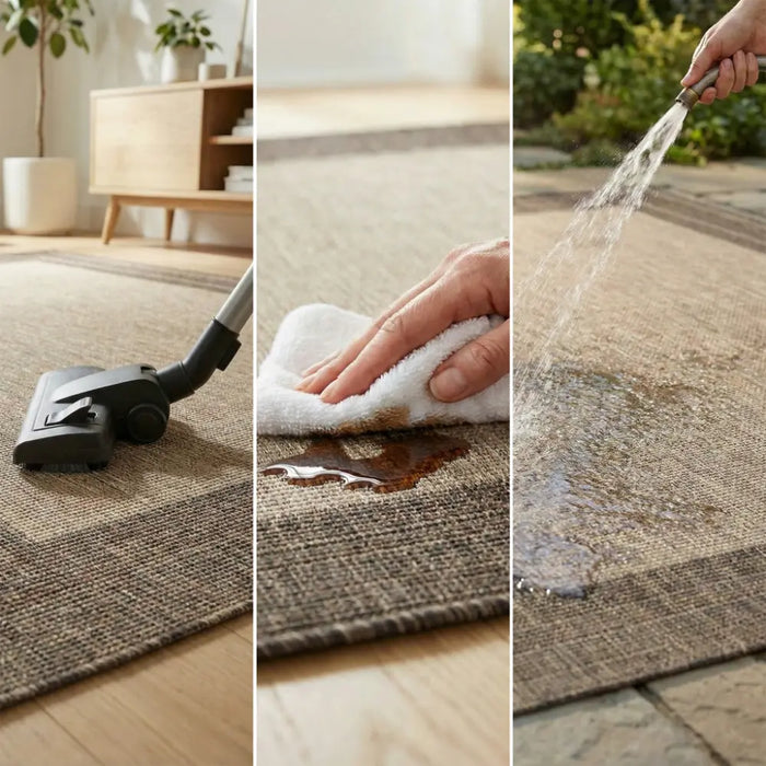 SUMAC Indoor Outdoor SUM102 Beige Brown Rug