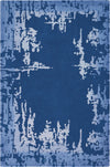 Nourison symmetry smm02 navy blue Blue, Navy Living Room  Rug.