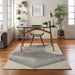 Nourison symmetry smm06 ivory grey Grey, Ivory Living Room  Rug.