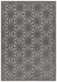 Asiatic salta sa01 anthracite star Grey Living Room Geometric Rug.