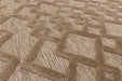 Asiatic salta sa04 brown links Brown Living Room Geometric Rug.